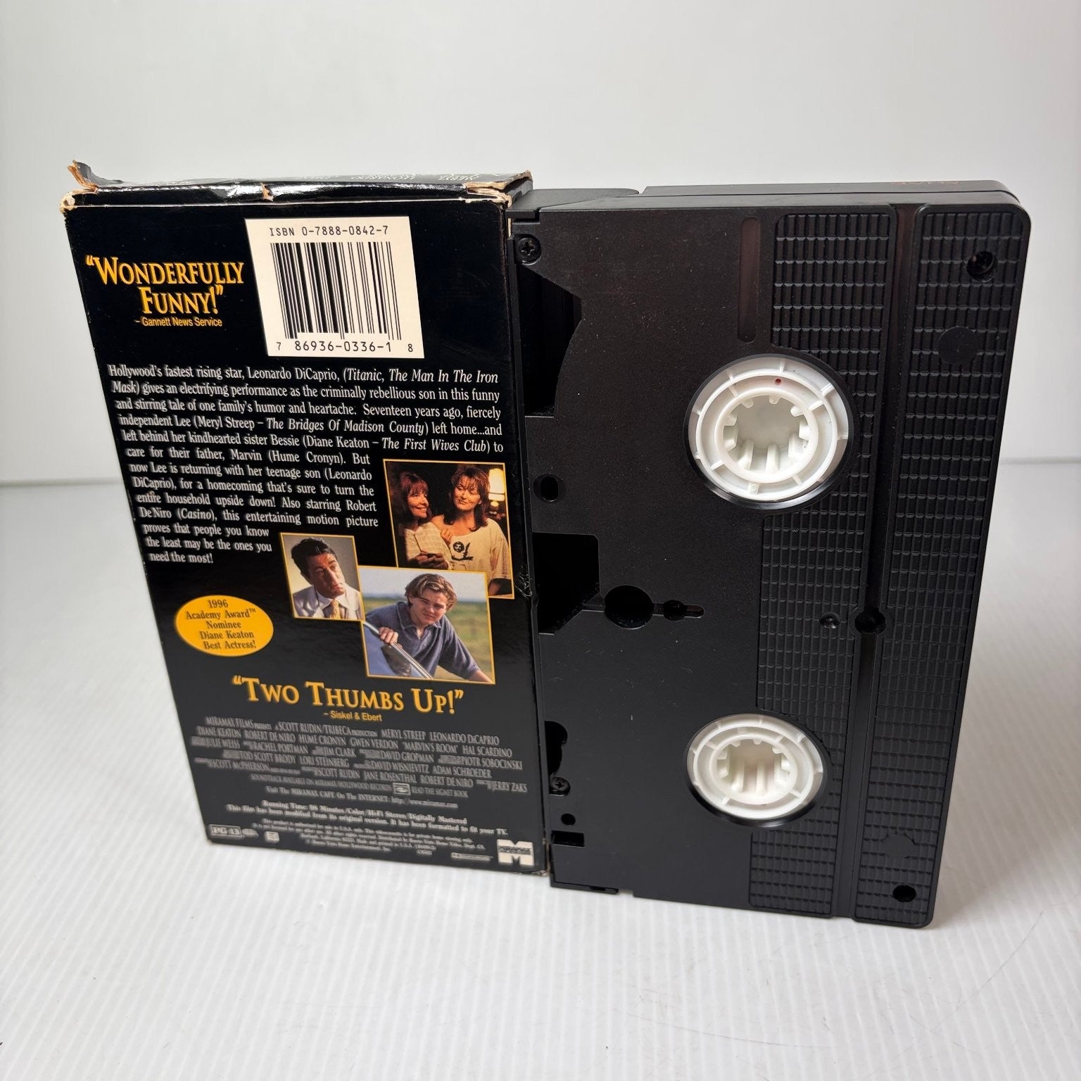 Marvin's Room VHS 1996 Drama Miramax Meryl Streep DiCaprio Keaton