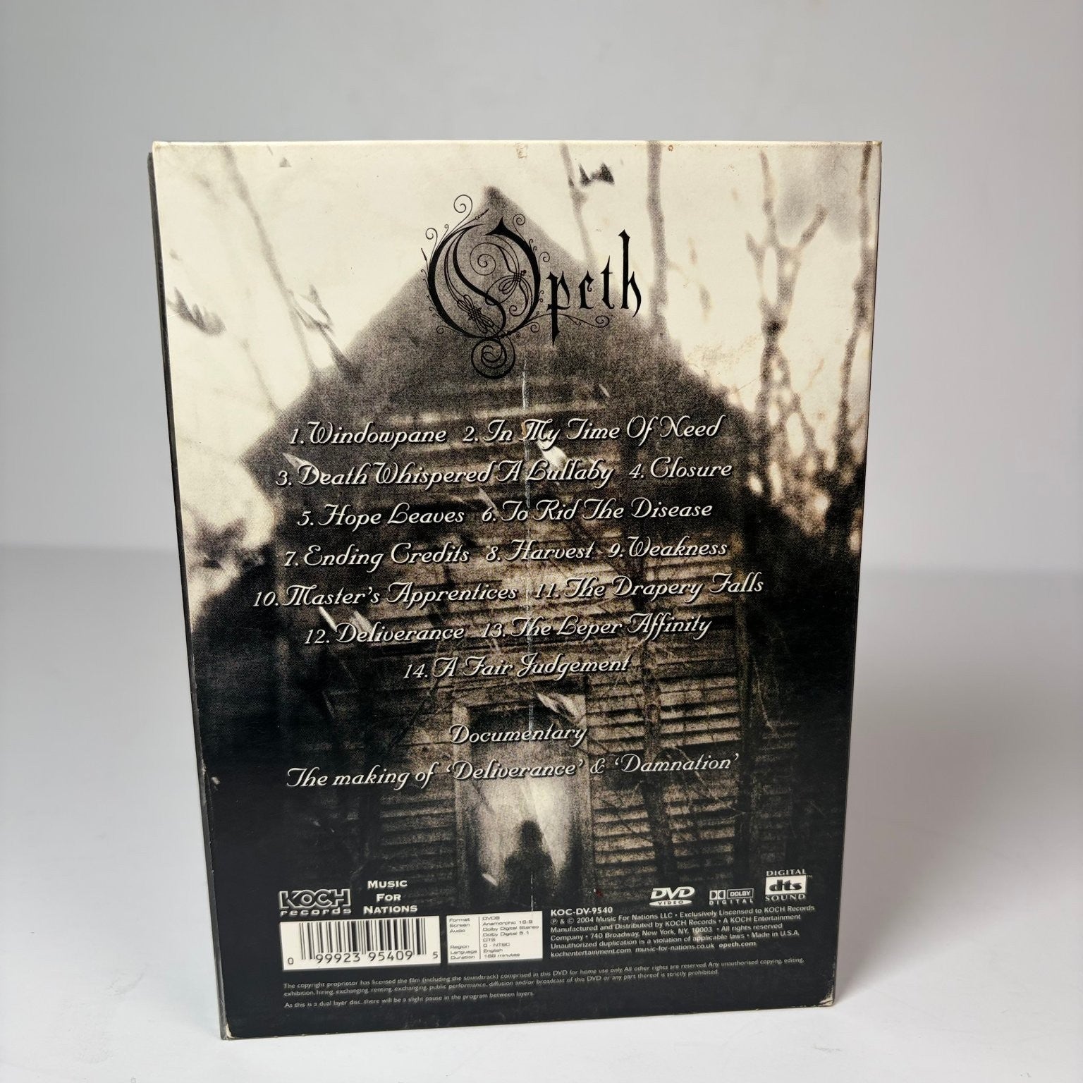 Opeth Lamentations Live at Shepherd's Bush Empire 2003 DVD Concert Region Free
