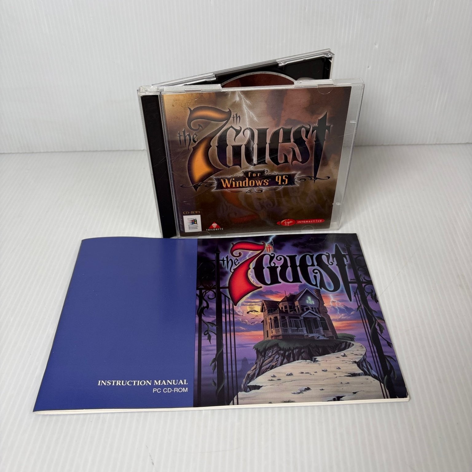 The 7th Guest PC CD-ROM Windows 95 Version Video Game Puzzle Adventure
