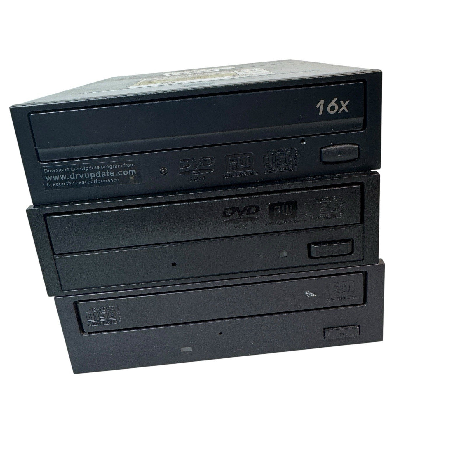 Lot of 3 DVD±RW Rewritable Drives MagicSpin, Sony NEC Optiarc, TEAC Untested