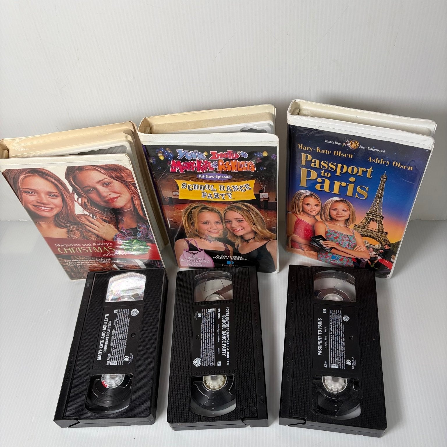 Mary-Kate & Ashley Olsen VHS Lot 10 Movies Kids Family Comedy Dualstar Video