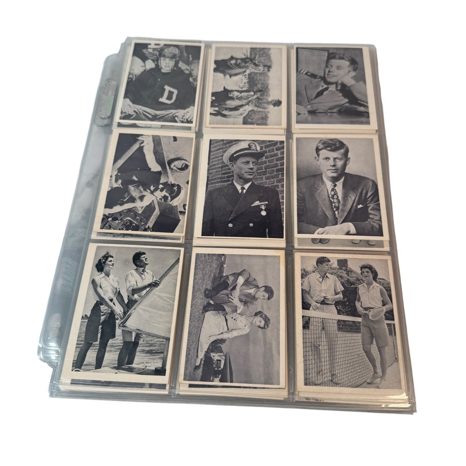 John F. Kennedy 64 Trading Cards Complete Set Rosan Printing Corp 1963 Edition