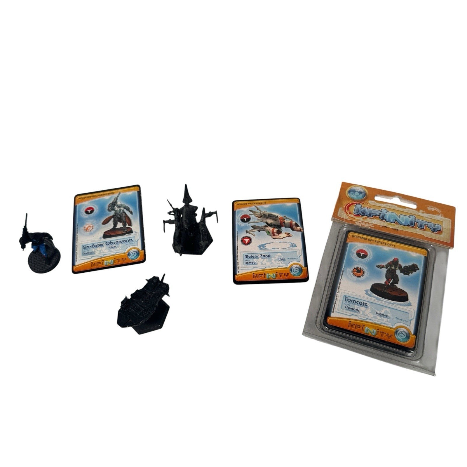 Infinity Miniatures Lot Of 4 Figures Meteor Zond, Tomcats Engineer & More