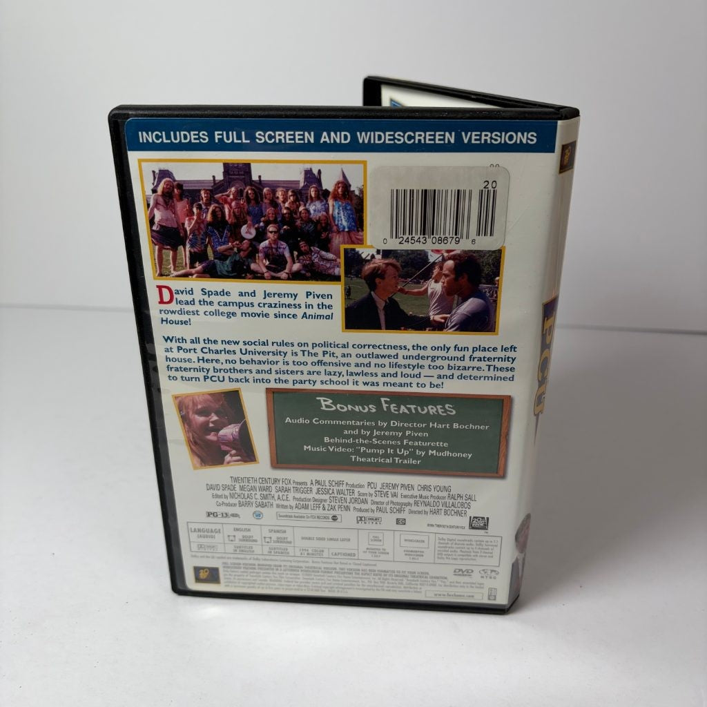 PCU DVD Jeremy Piven David Spade 1994 College Comedy Fox Full Screen Widescreen