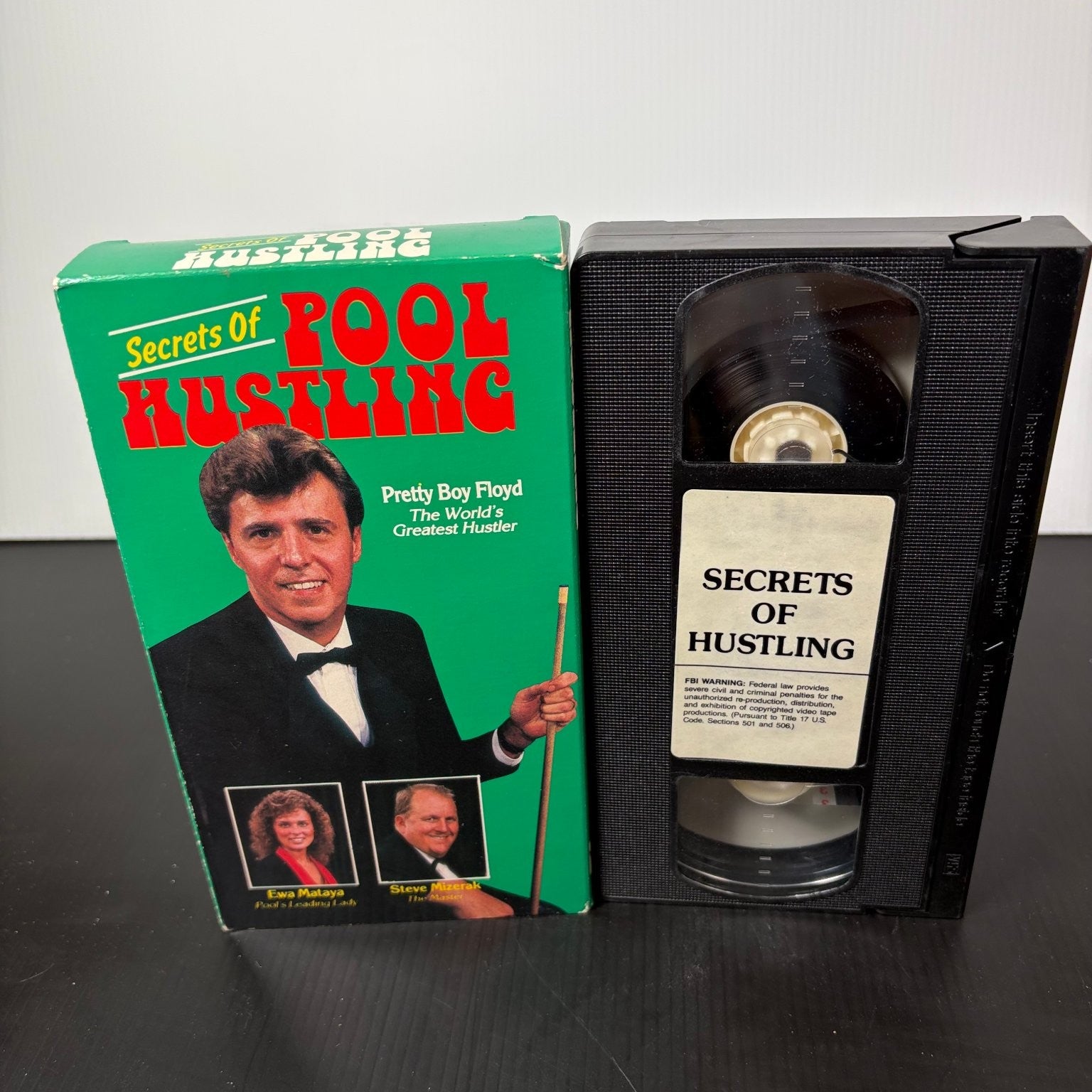 Secrets Of Pool Hustling VHS 1989 Sports Instructional Pretty Boy Floyd