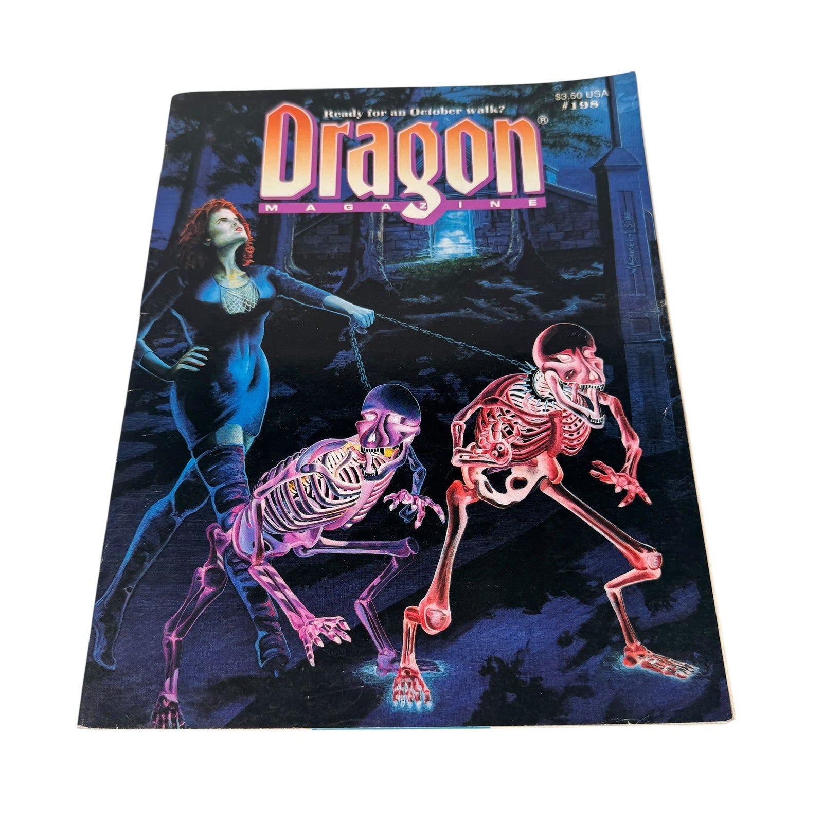 Vintage Dragon Magazine Issue 198 TSR October 1993 Dungeons Dragons Fantasy RPG