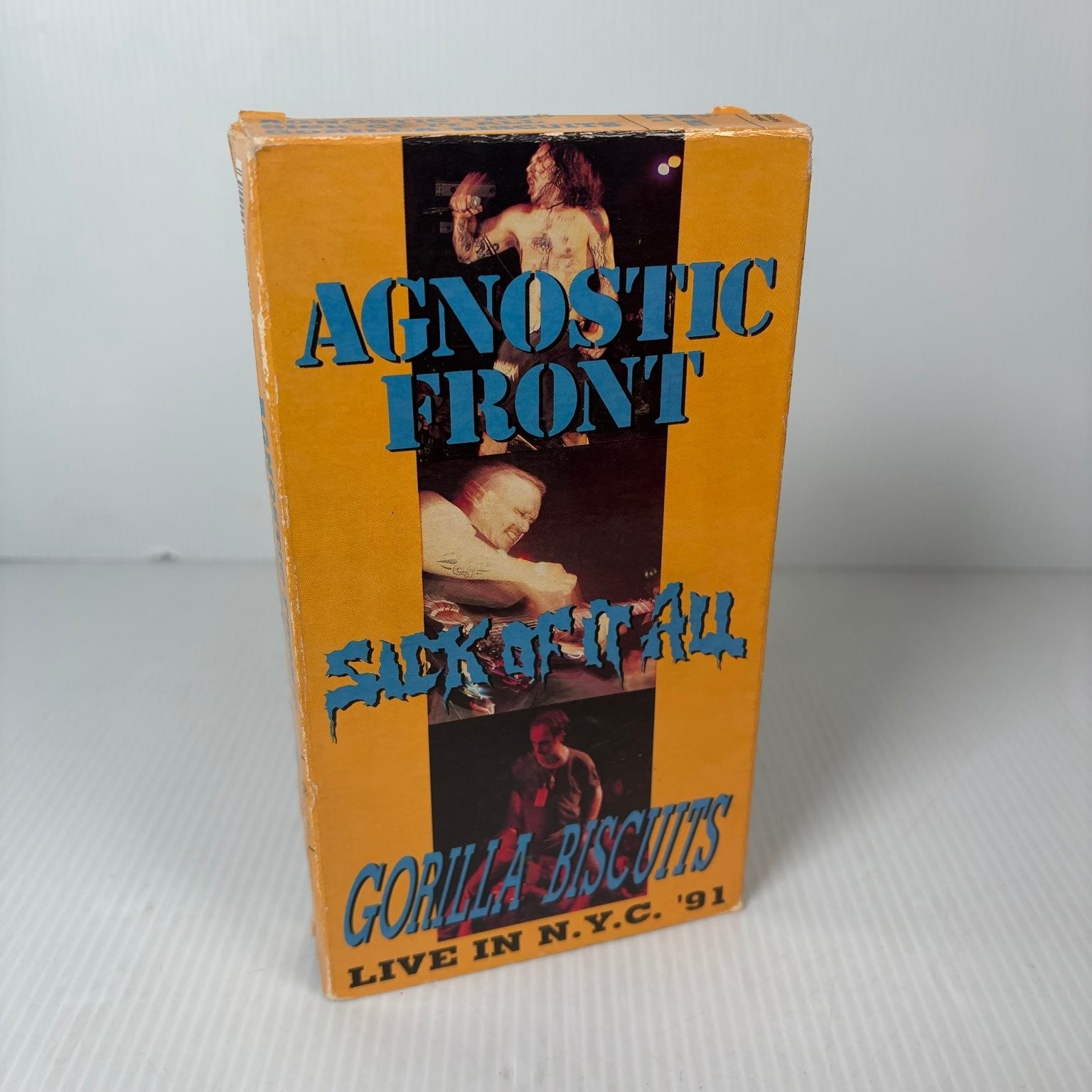 Agnostic Front Sick Of It All Gorilla Biscuits Live NYC '91 VHS In-Effect