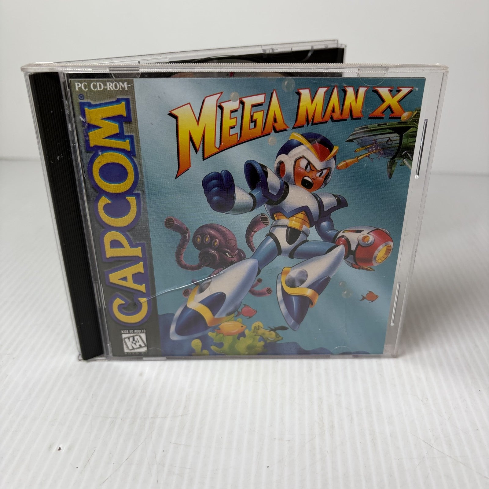 Mega Man X PC CD-ROM Vintage Capcom Action Platformer Game Complete