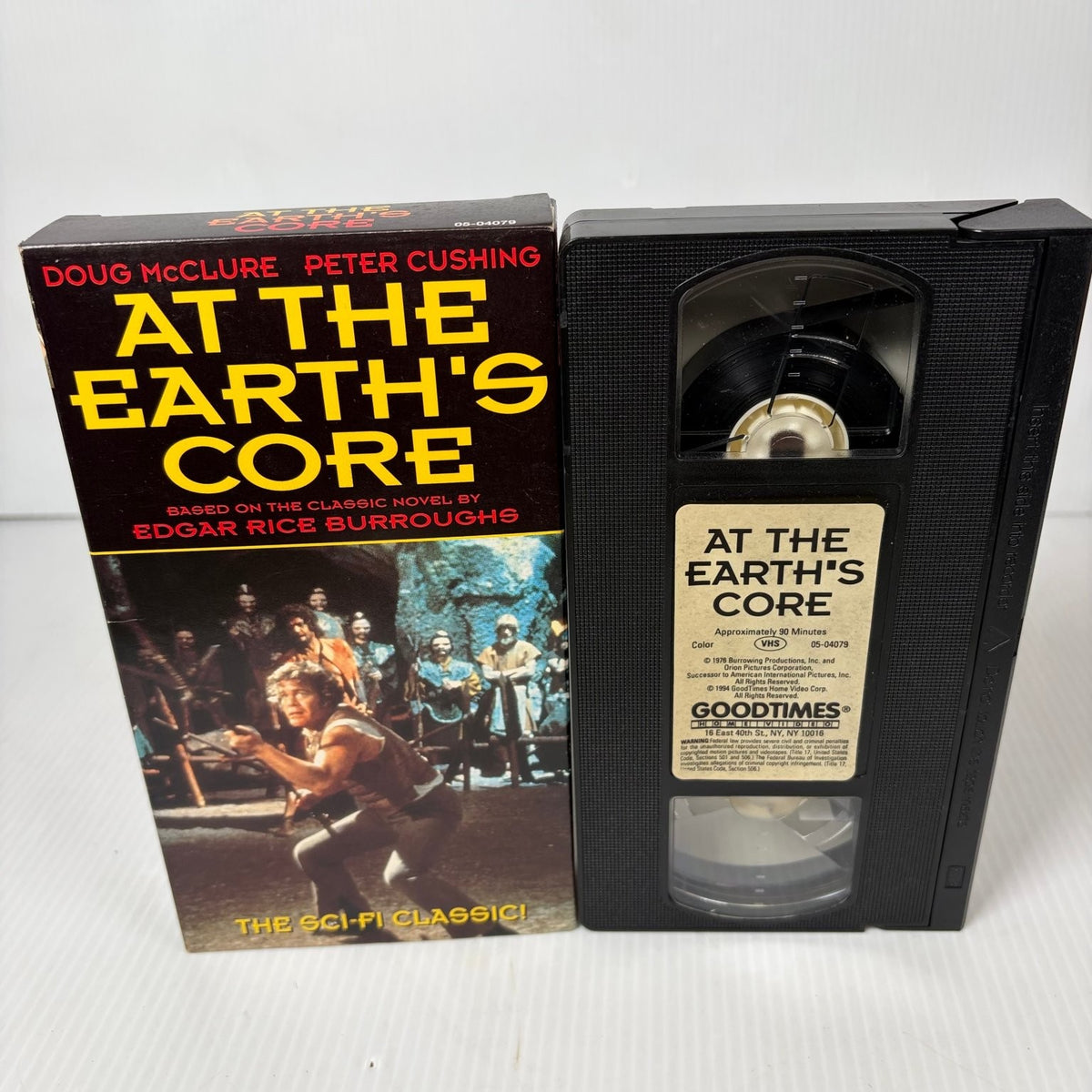 At the Earth's Core VHS 1976 Sci-Fi Classic GoodTimes Home Video
