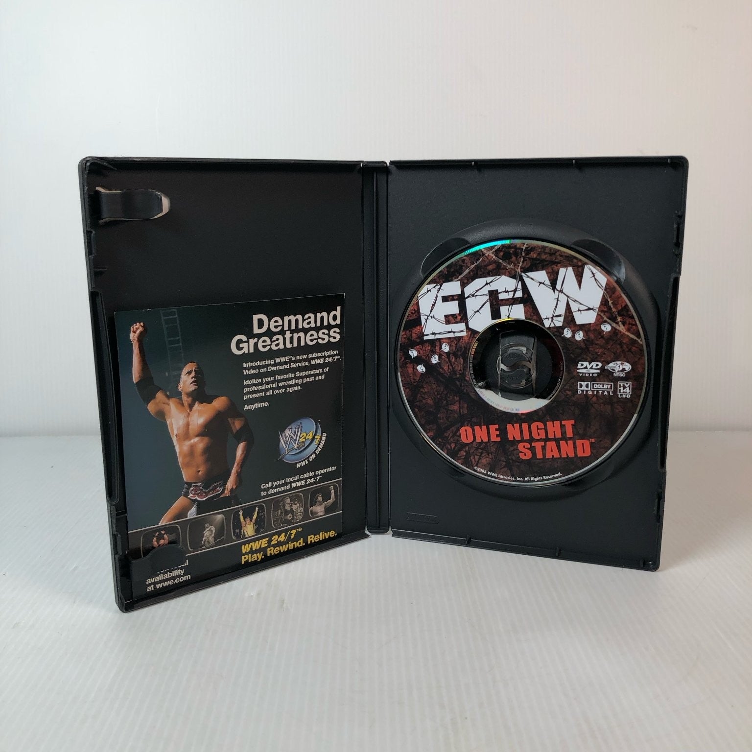 ECW One Night Stand 2005 DVD Rob Van Dam Chris Jericho Paul Heyman WWE