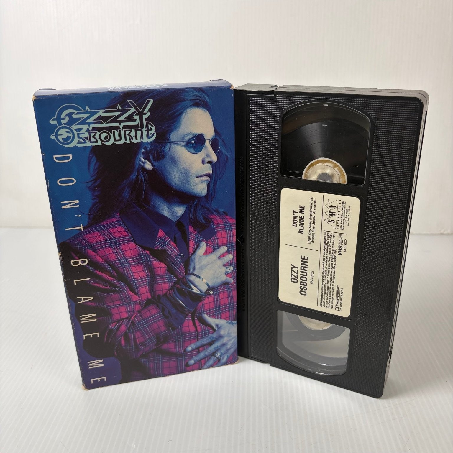 Ozzy Osbourne Don't Blame Me VHS 1991 Music Documentary SMV Heavy Metal