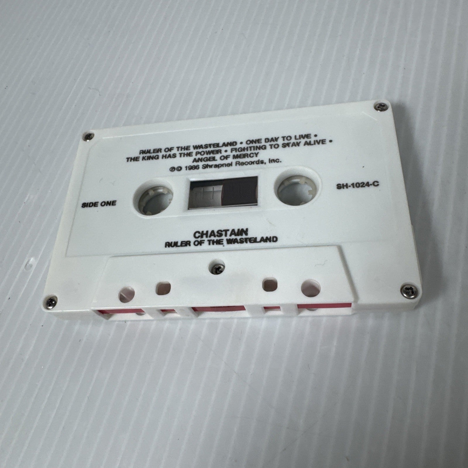 Chastain - Ruler of the Wasteland  Cassette Tape OOP 80s Metal