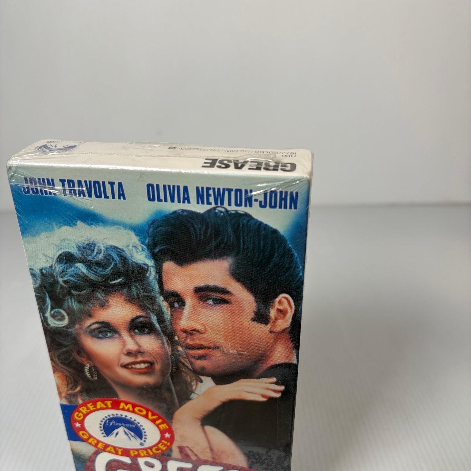 Grease VHS 1978 Musical Romance John Travolta Olivia Newton-John Paramount