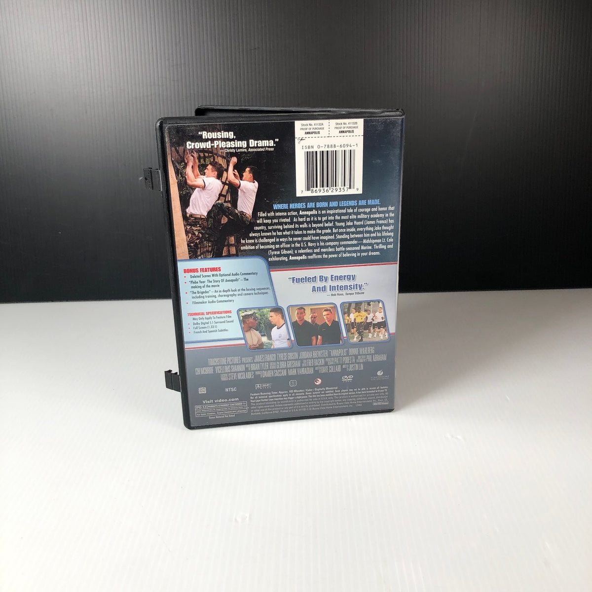 Annapolis DVD 2006 Full Screen James Franco Tyrese Gibson Drama