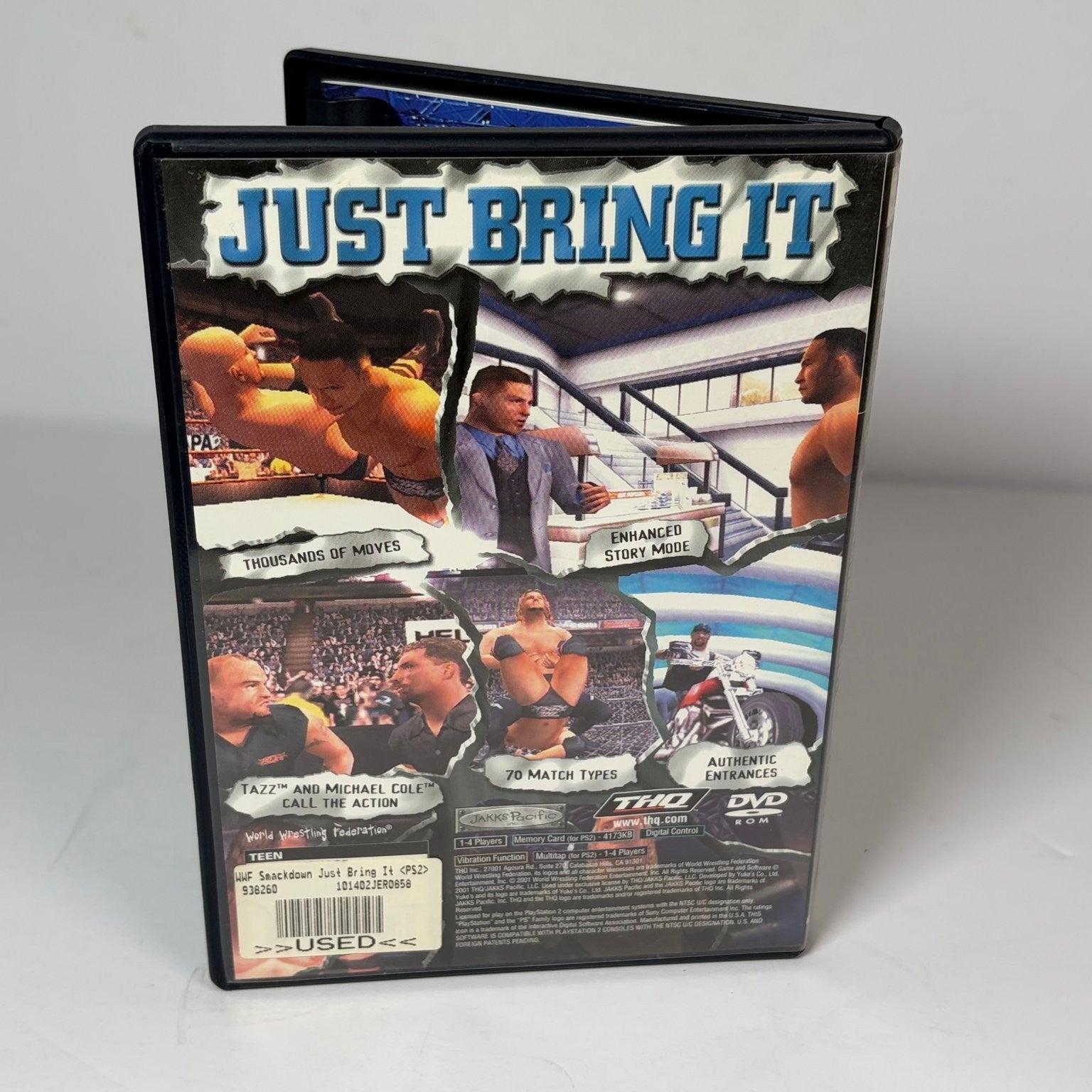 WWF SmackDown! Just Bring It PlayStation 2 PS2 (Complete with Manual) Wrestling