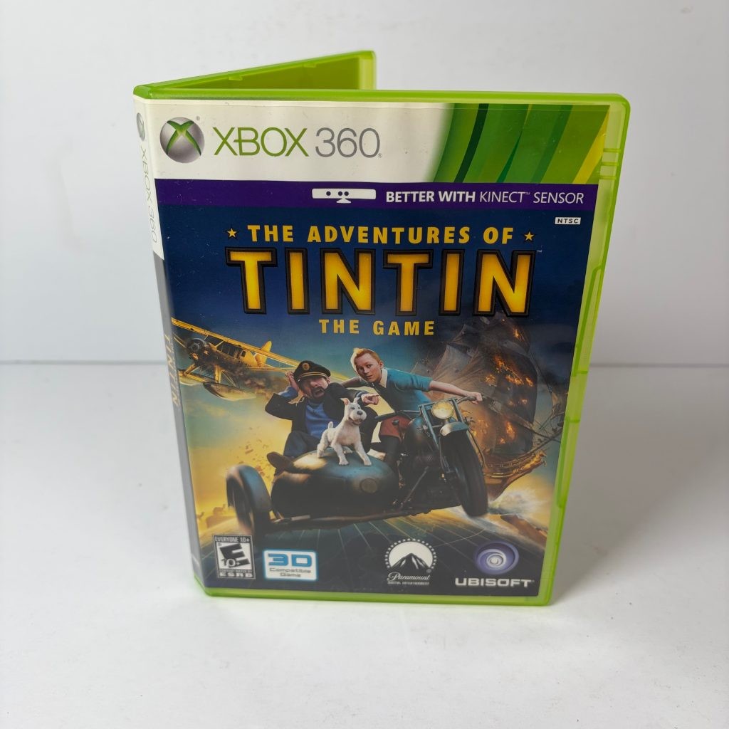 The Adventures of Tintin The Game Xbox 360 Ubisoft Kinect Compatible NTSC CIB