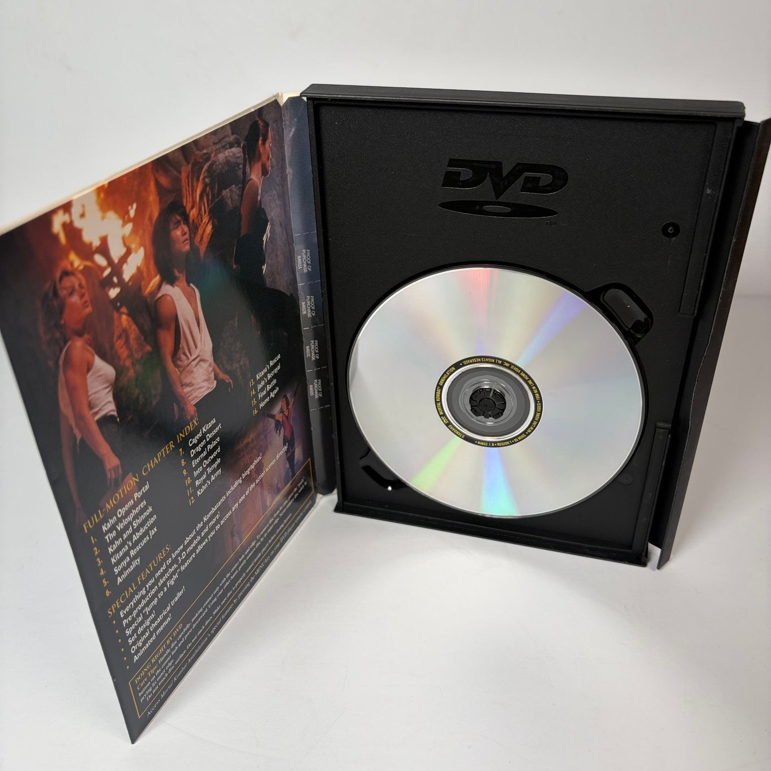 Mortal Kombat Annihilation DVD 1997 John R. Leonetti Robin Shou Special Features