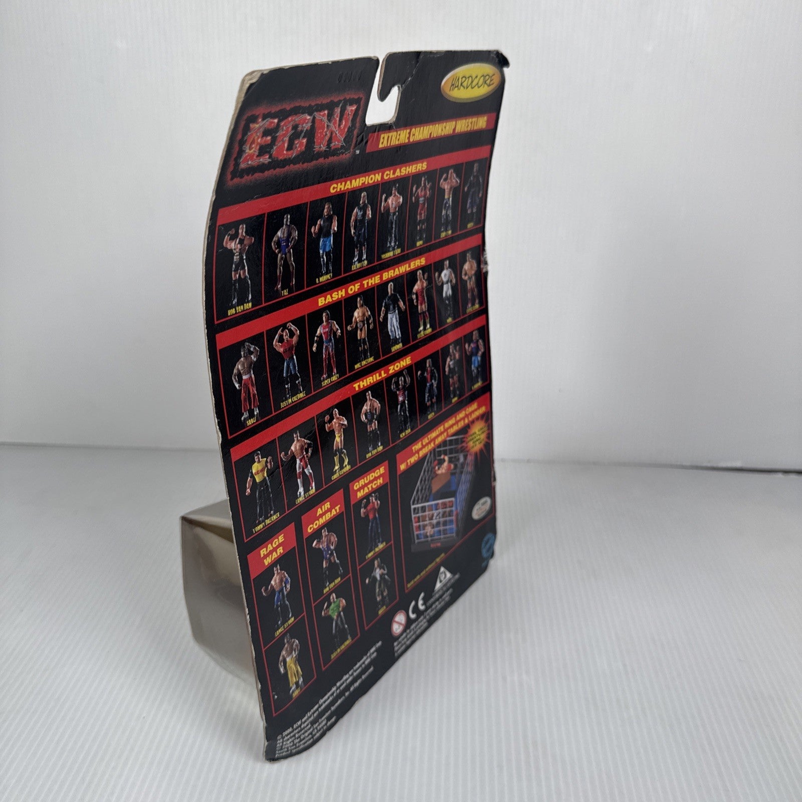 ECW OSFTM Taz Champion Clashers Series 4 (Brand New Sealed) 2000 Signed (No COA)