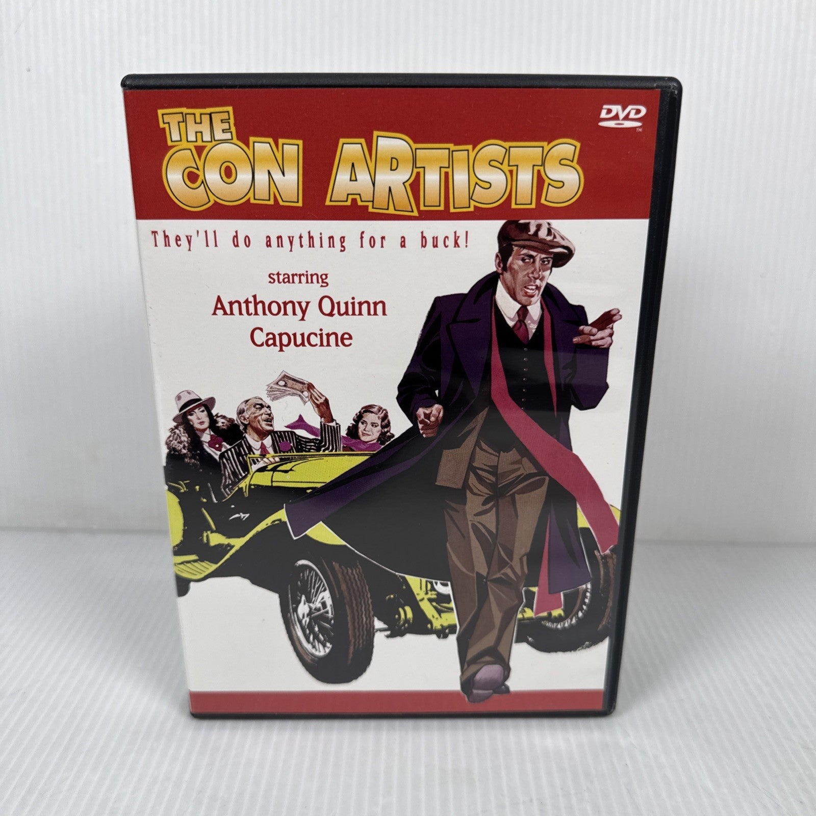 The Con Artists DVD Crime Movie Anthony Quinn Capucine