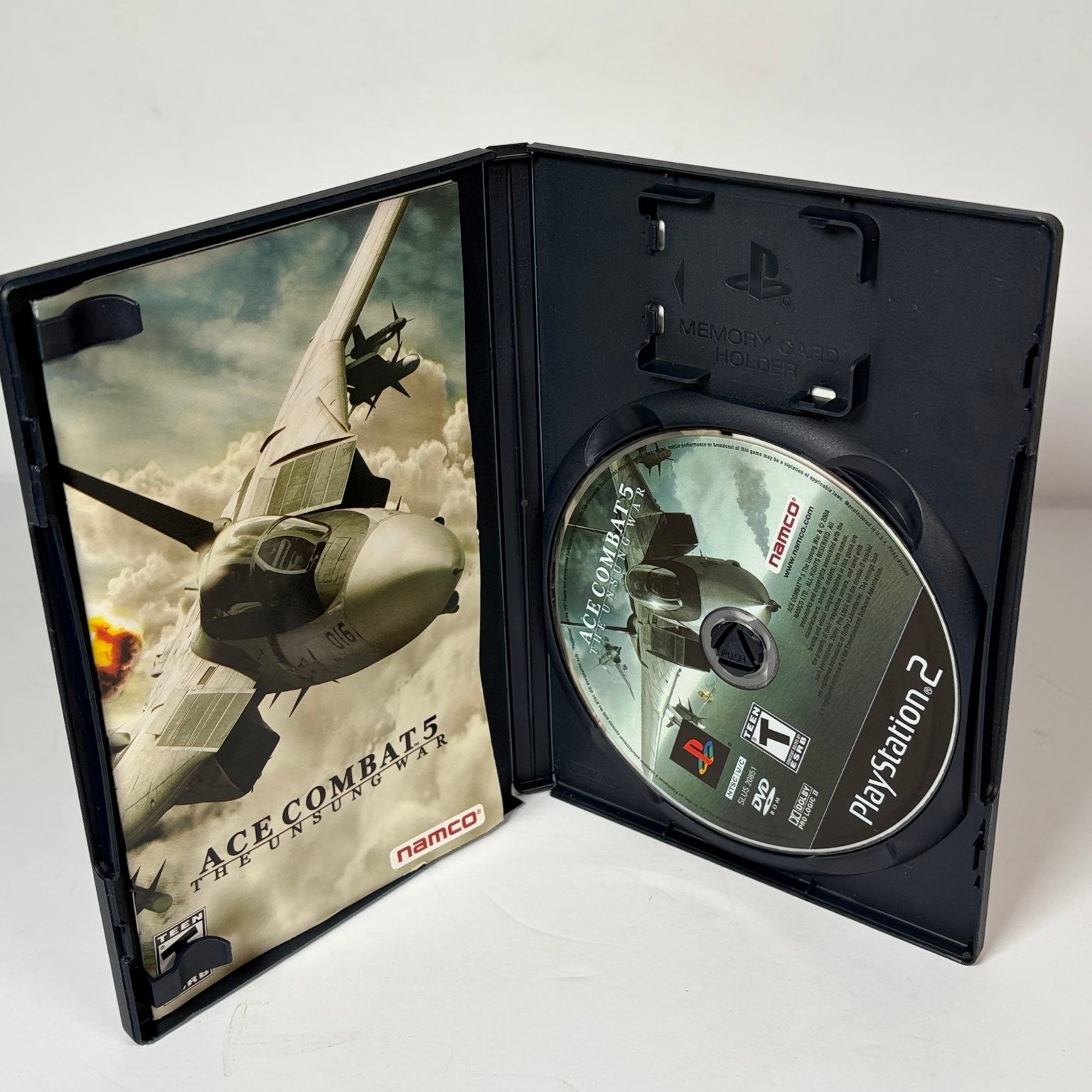 Ace Combat 5 The Unsung War PlayStation 2 PS2 Game Complete CIB Namco ESRB T