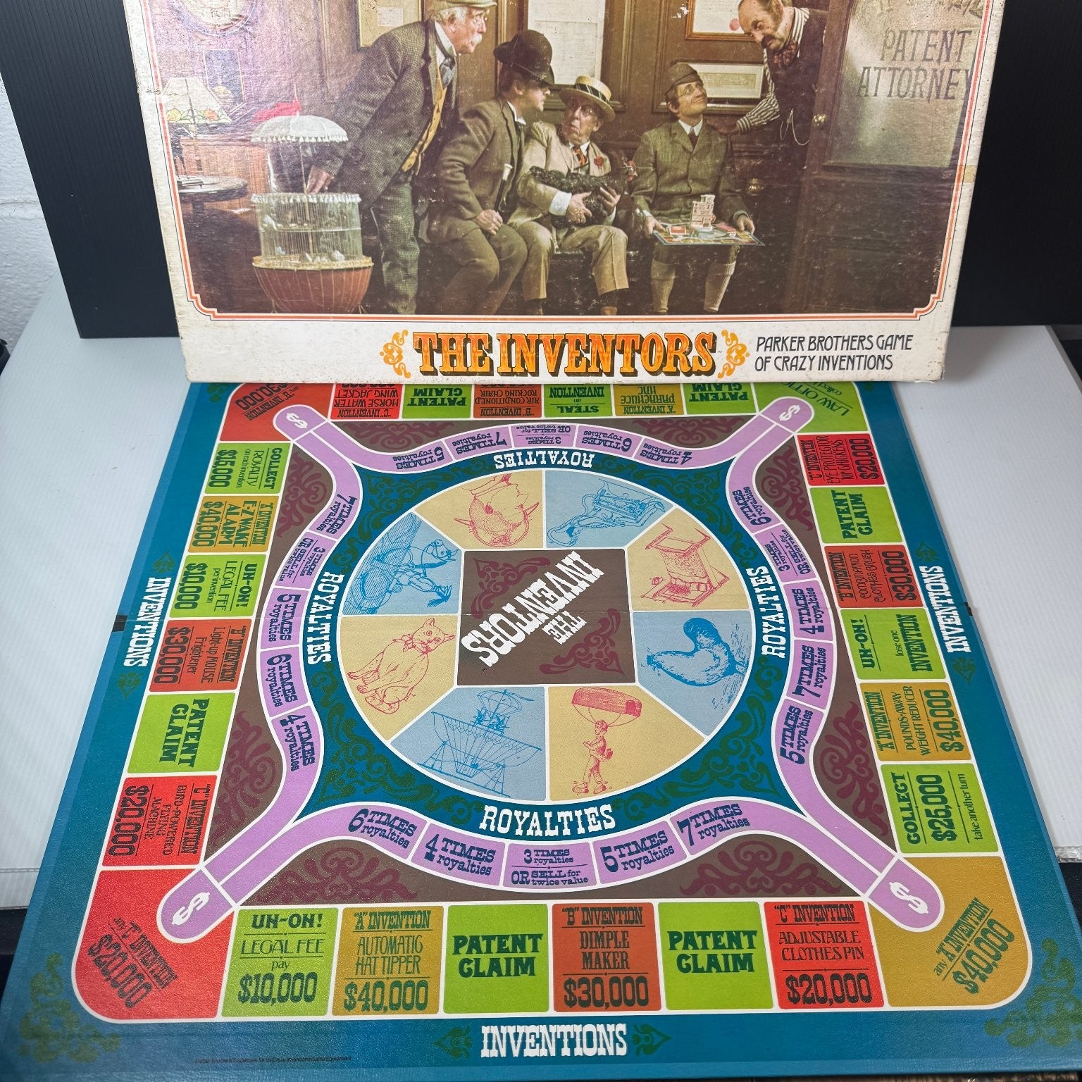 Vintage The Inventors Parker Brothers Board Game 2-4 Players Ages 9+ 1969