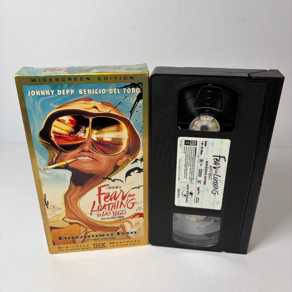 Fear and Loathing in Las Vegas VHS Widescreen Edition Johnny Depp Terry Gilliam