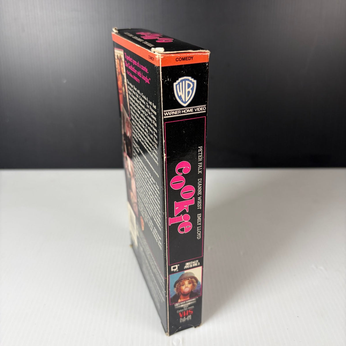 Cookie VHS 1990 Comedy Original Release Warner Home Video R Rated