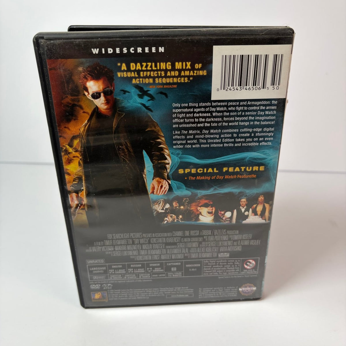Day Watch DVD 2006 Unrated Widescreen Timur Bekmambetov Supernatural Action