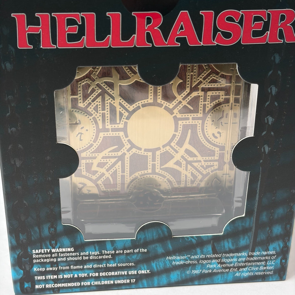 Hellraiser Lament Configuration 1:1 Solid Redwood Prop Trick or Treat Studios