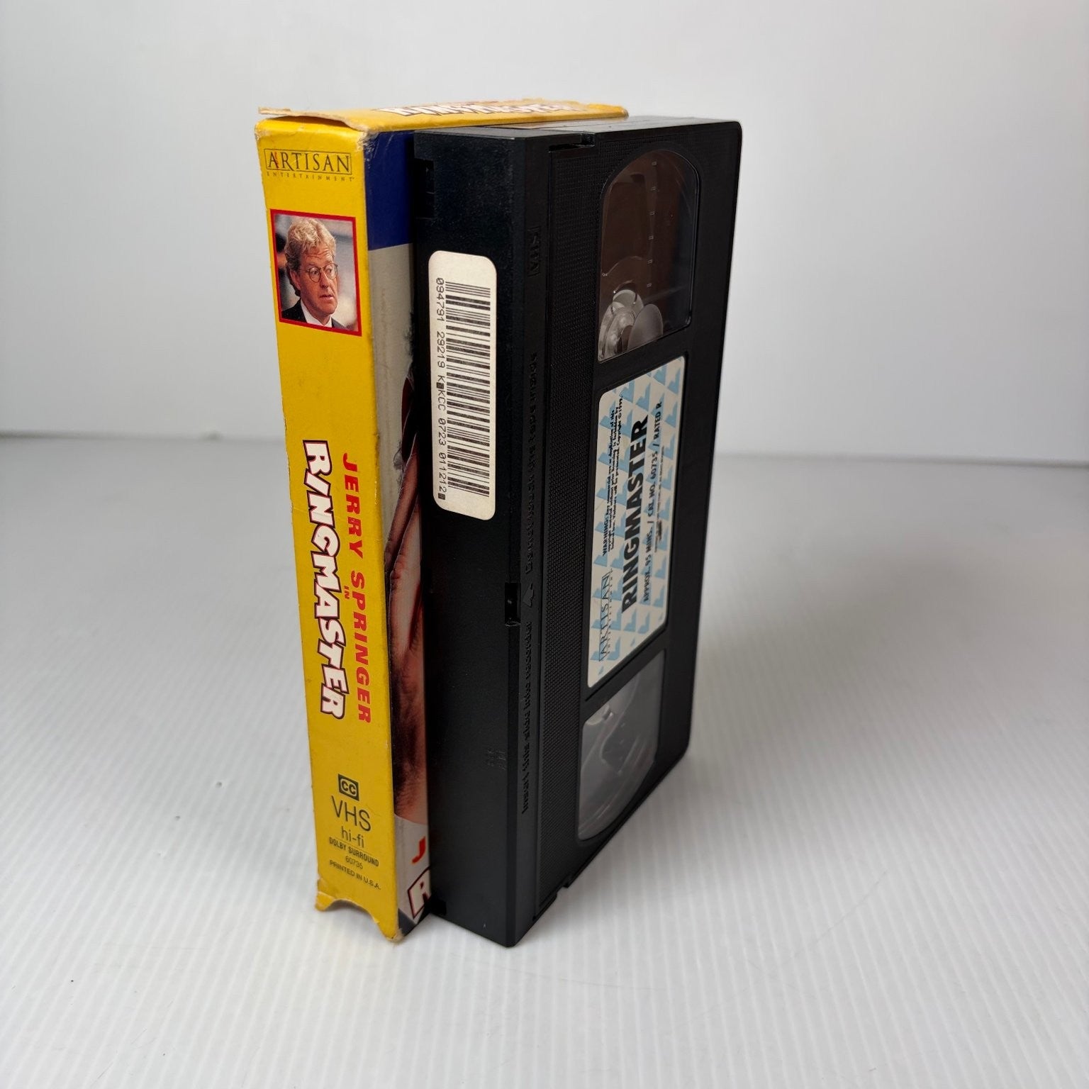 Ringmaster VHS 1998 Comedy Jerry Springer Jaime Pressly Artisan Entertainment