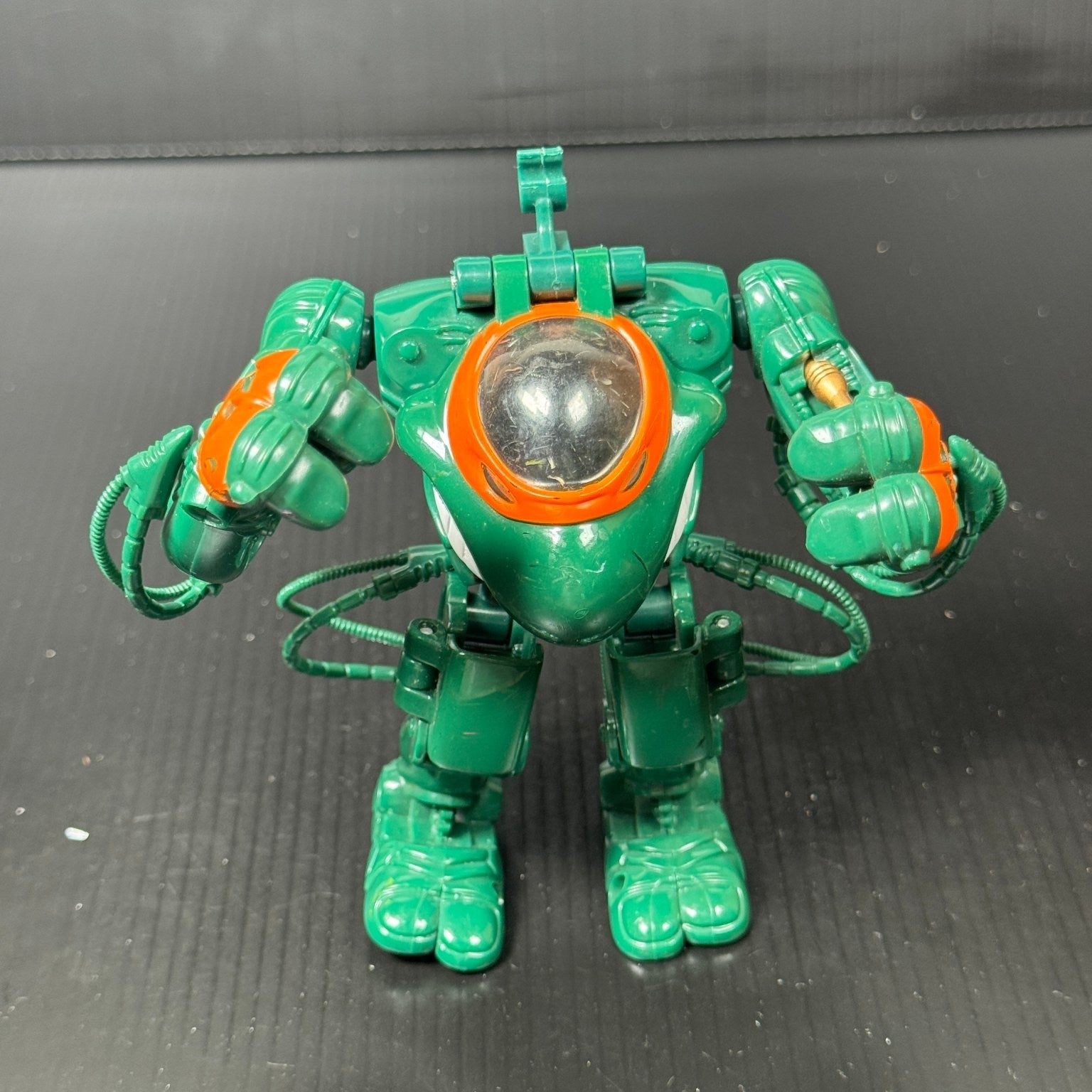 Teenage Mutant Ninja Turtles Muta Force Michelangelo Exo Mech Suit Incomplete