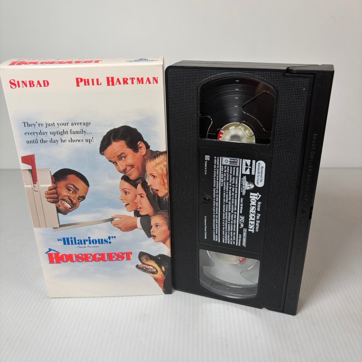 Houseguest VHS 1995 Comedy Sinbad Phil Hartman Hollywood Pictures