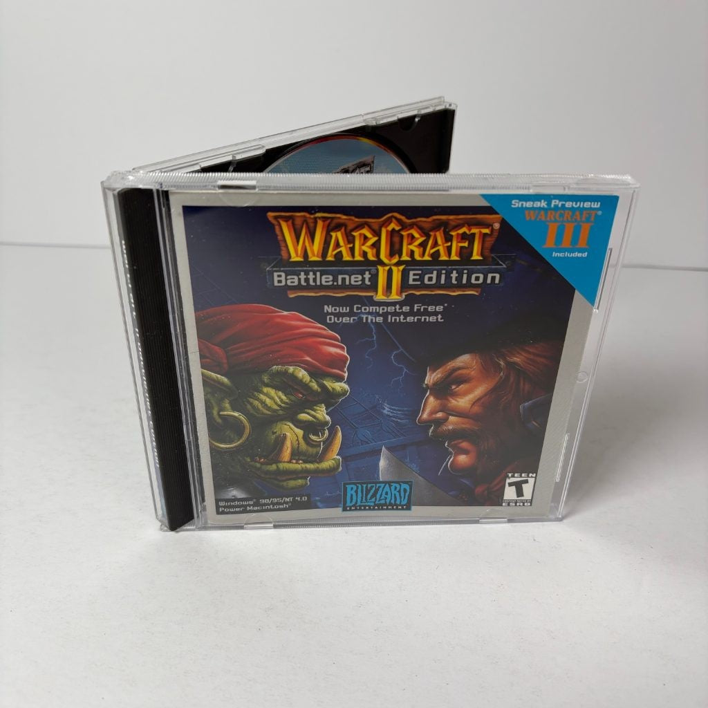 Warcraft II Battle.net Edition PC CD-ROM Blizzard Windows Mac Strategy Game