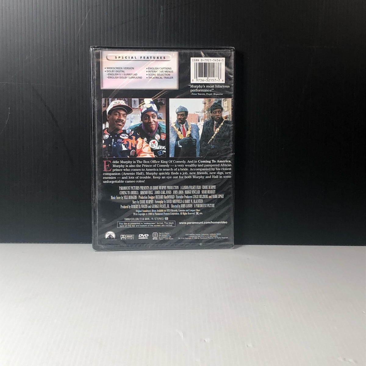 Coming To America DVD 1988 Widescreen Collection Eddie Murphy Arsenio Hall