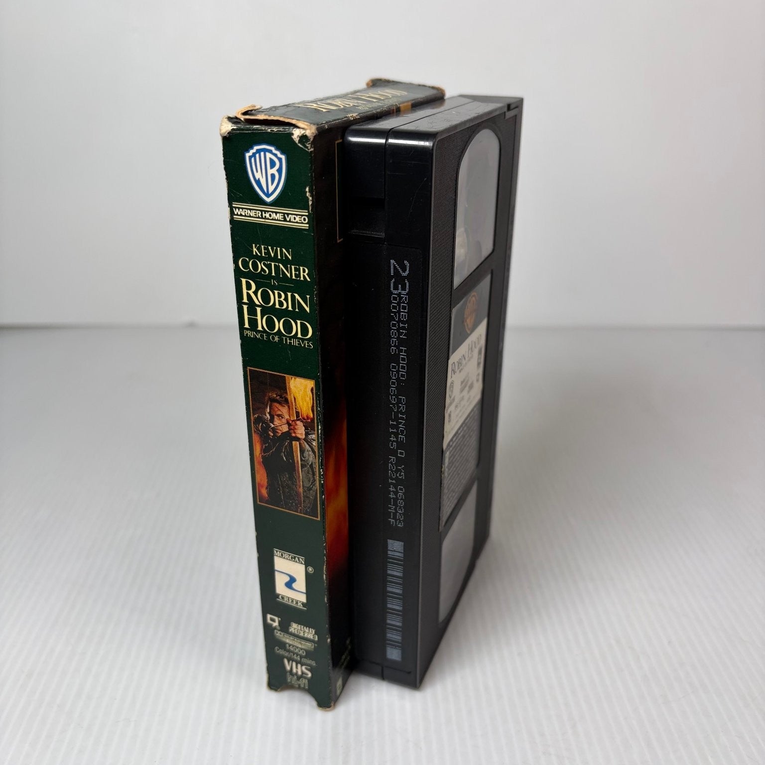 Robin Hood Prince of Thieves VHS 1991 Adventure Kevin Costner Warner Home Video