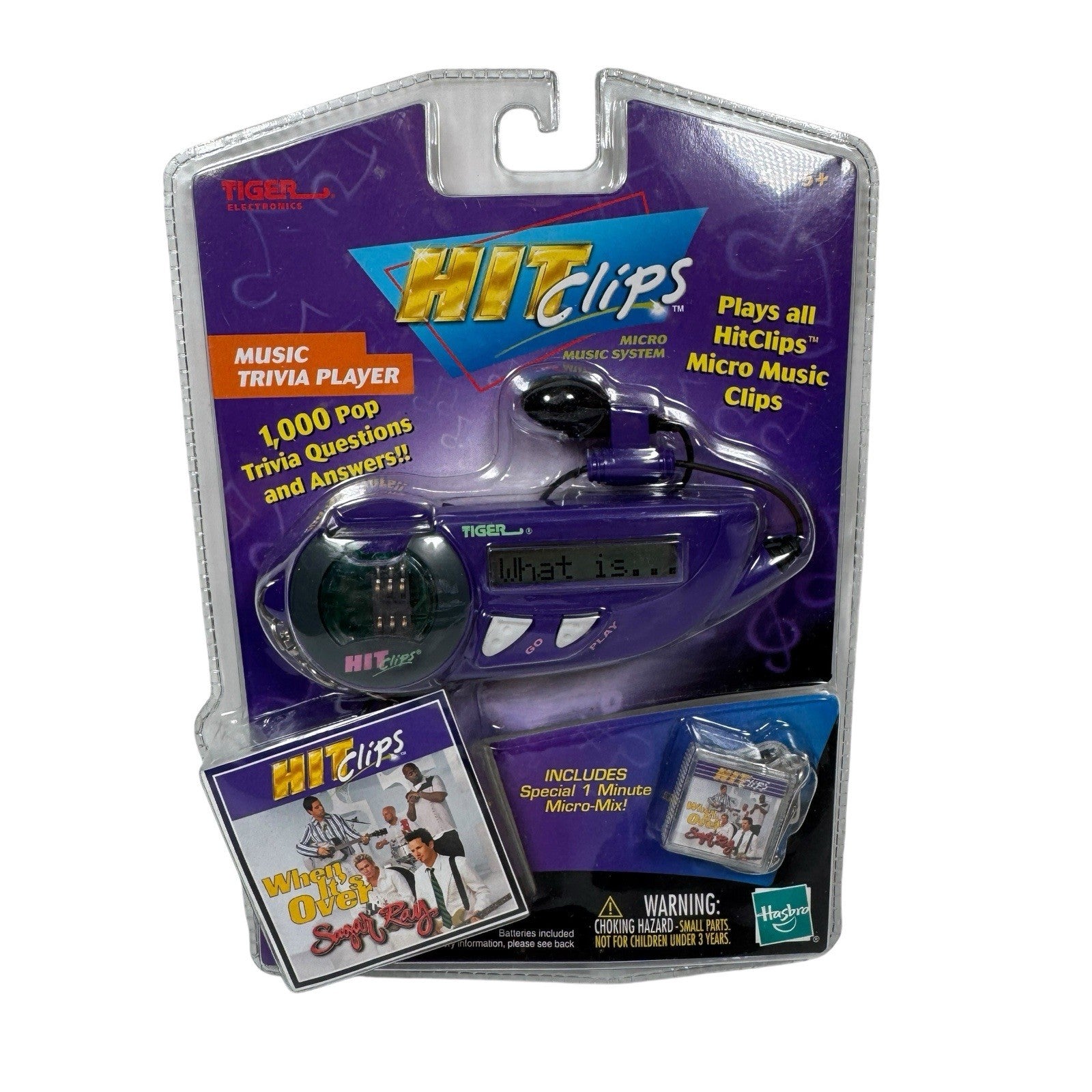 Music Trivia Player Hit Clips Sugar Ray When It’s Over MICRO MIX New Tiger