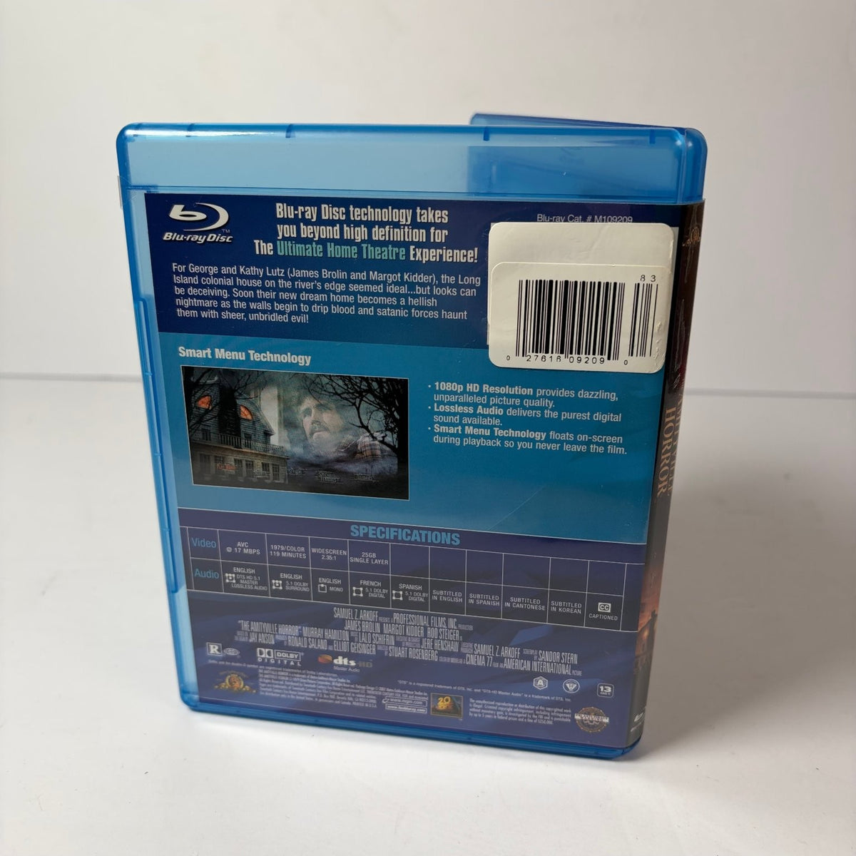 The Amityville Horror Blu-ray 1979 James Brolin Margot Kidder DTS-HD