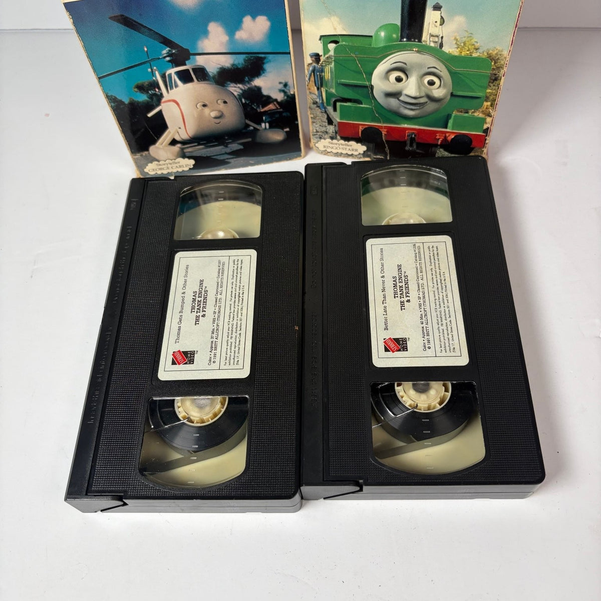Thomas The Tank Engine & Friends VHS Lot of 2 1991 Kids Family Britt Allcroft