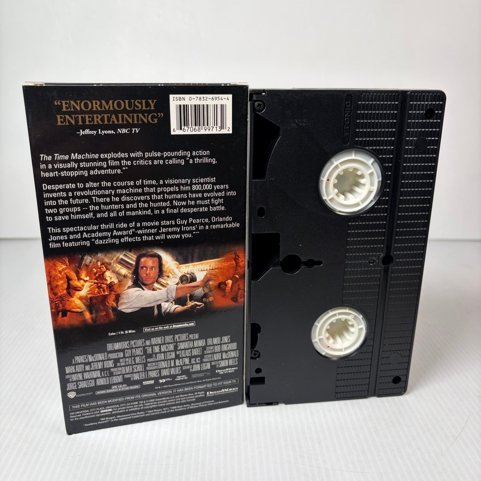 The Time Machine VHS 2002 Sci-Fi Adventure Simon Wells DreamWorks Home Ent.