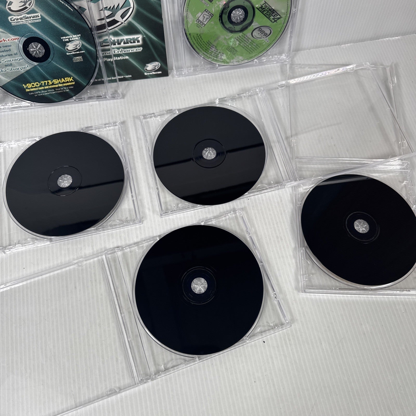 6 PlayStation 1 Game Lot (Discs Only) Crash Bandicoot 2, Twisted Metal 4 +More