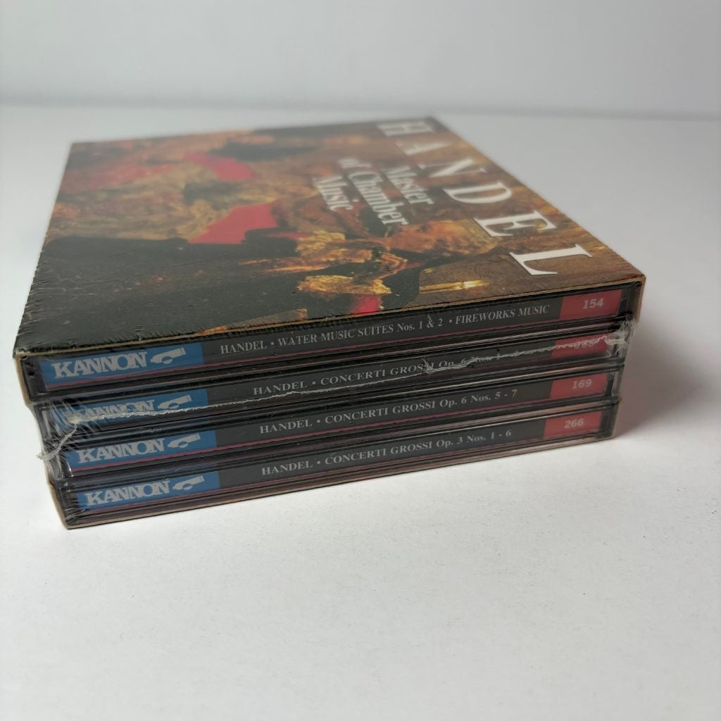 Handel Master of Chamber Music 4 CD Box Set Water Music Fireworks Concerti Gross