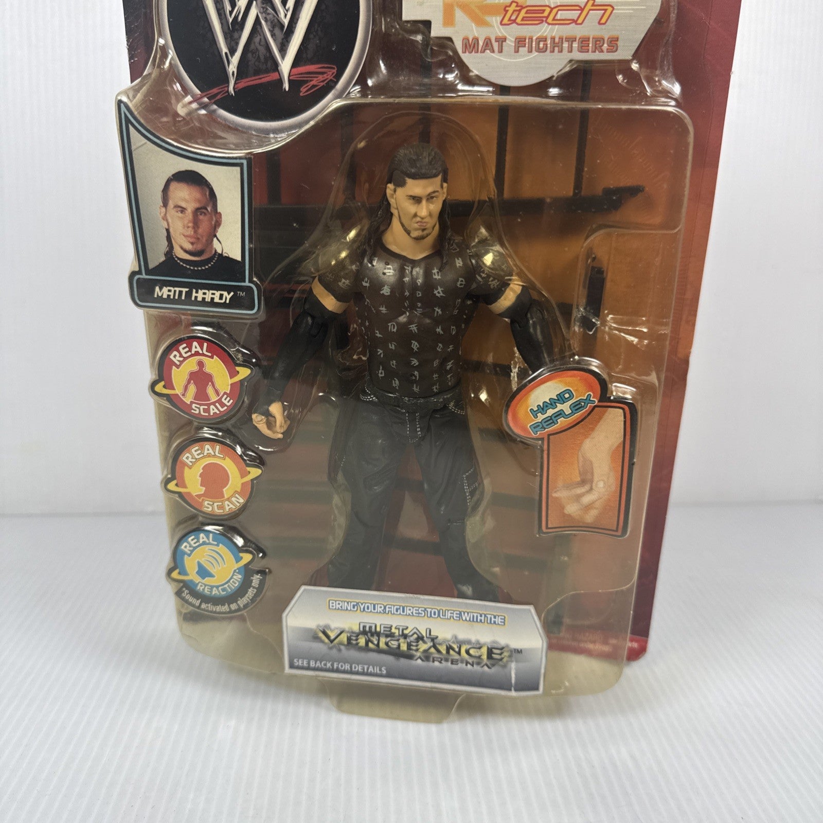 WWE Matt Hardy R3 Tech Mat Fighters Metal Vengeance