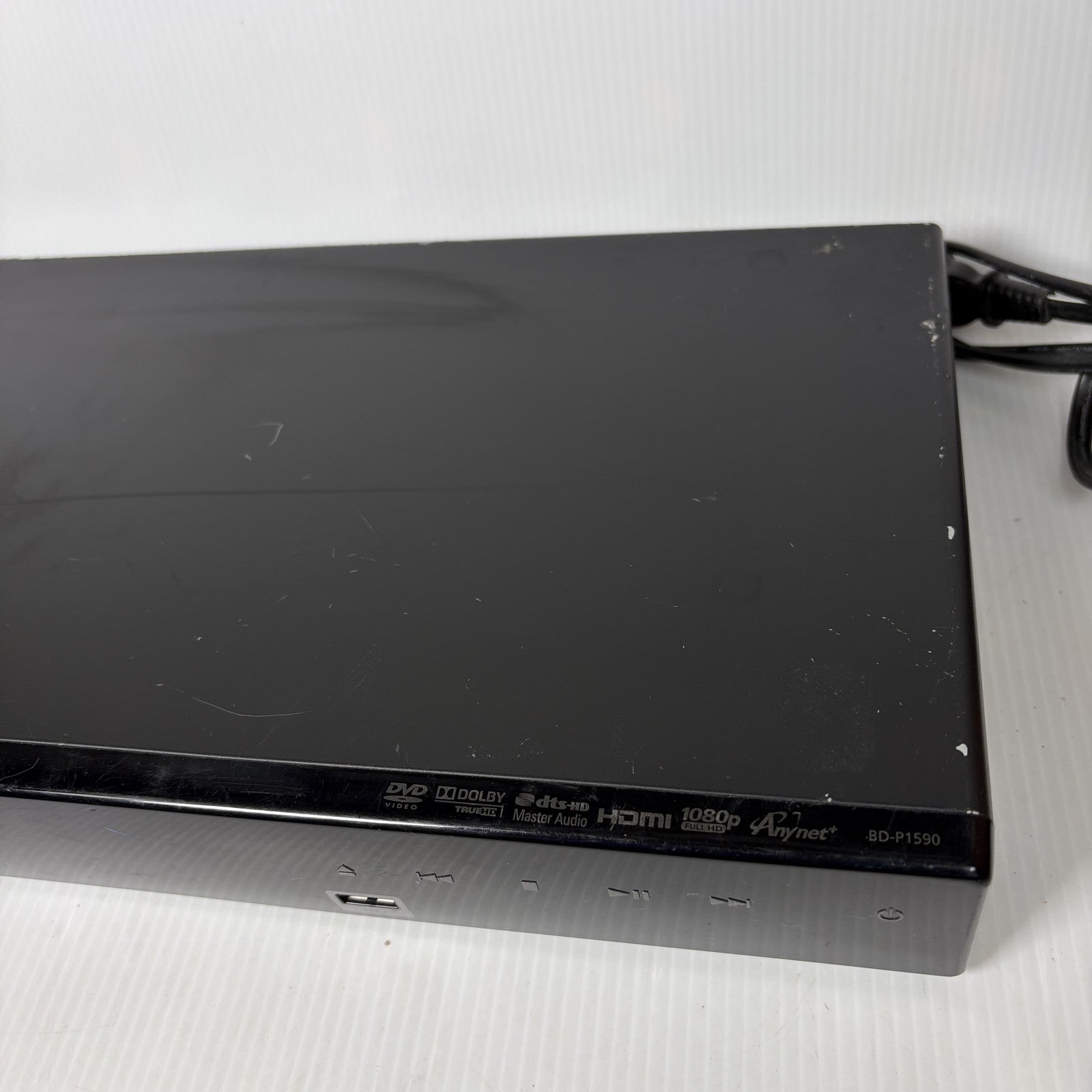 Samsung BD-P1590 Blu-ray Disc Player 1080p Full HD Anynet+ HDMI USB LAN DVD