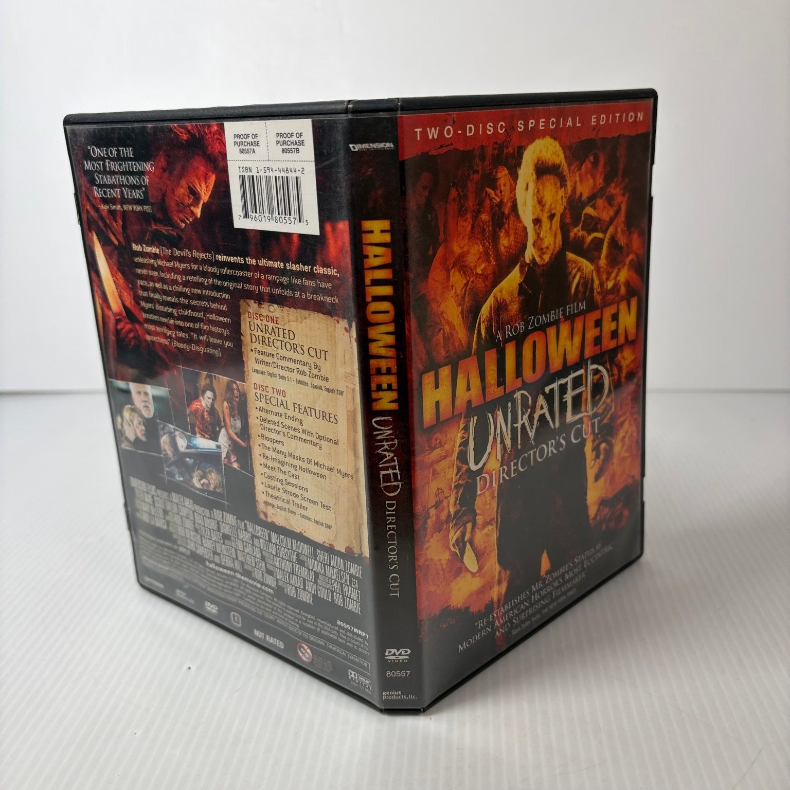 Halloween Unrated Director's Cut DVD 2007 Two-Disc Special Edition Rob Zombie