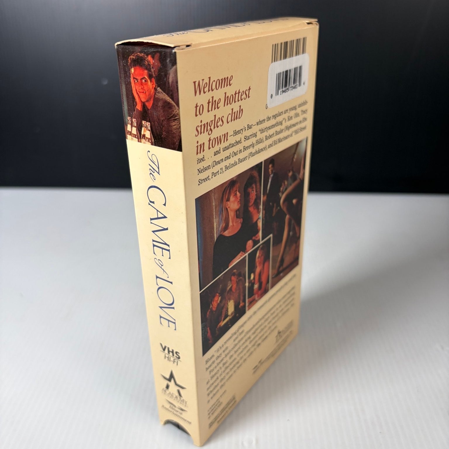 The Game of Love VHS 1990 Romance Drama Original Release Academy Ent