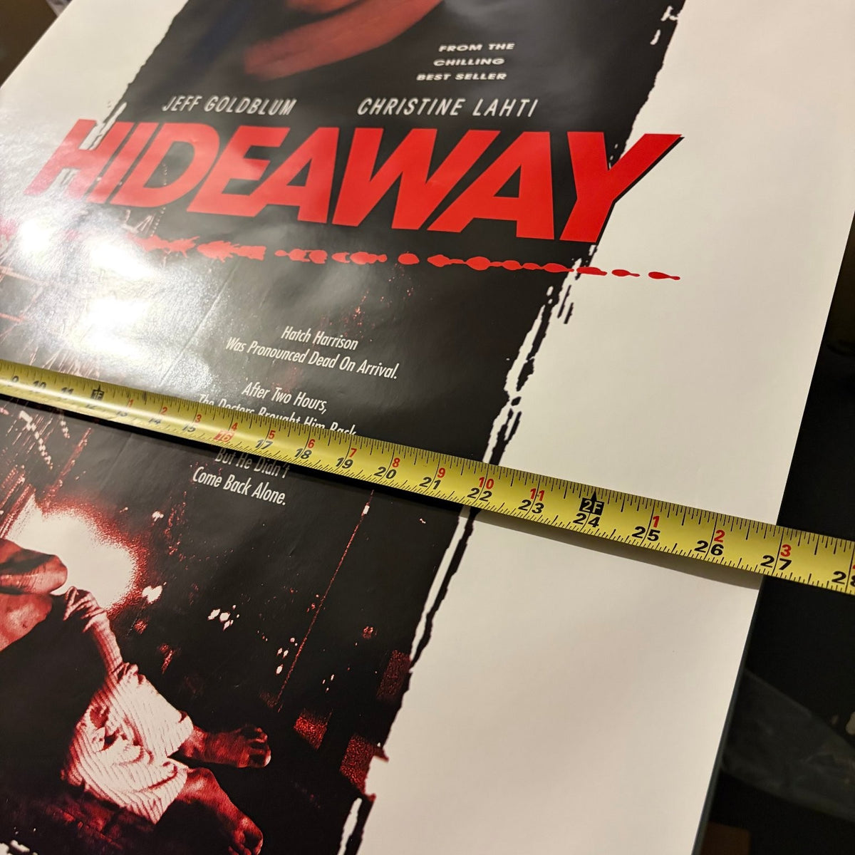 Hideaway 1995 One Sheet Movie Poster Original USA Jeff Goldblum 27"x40"