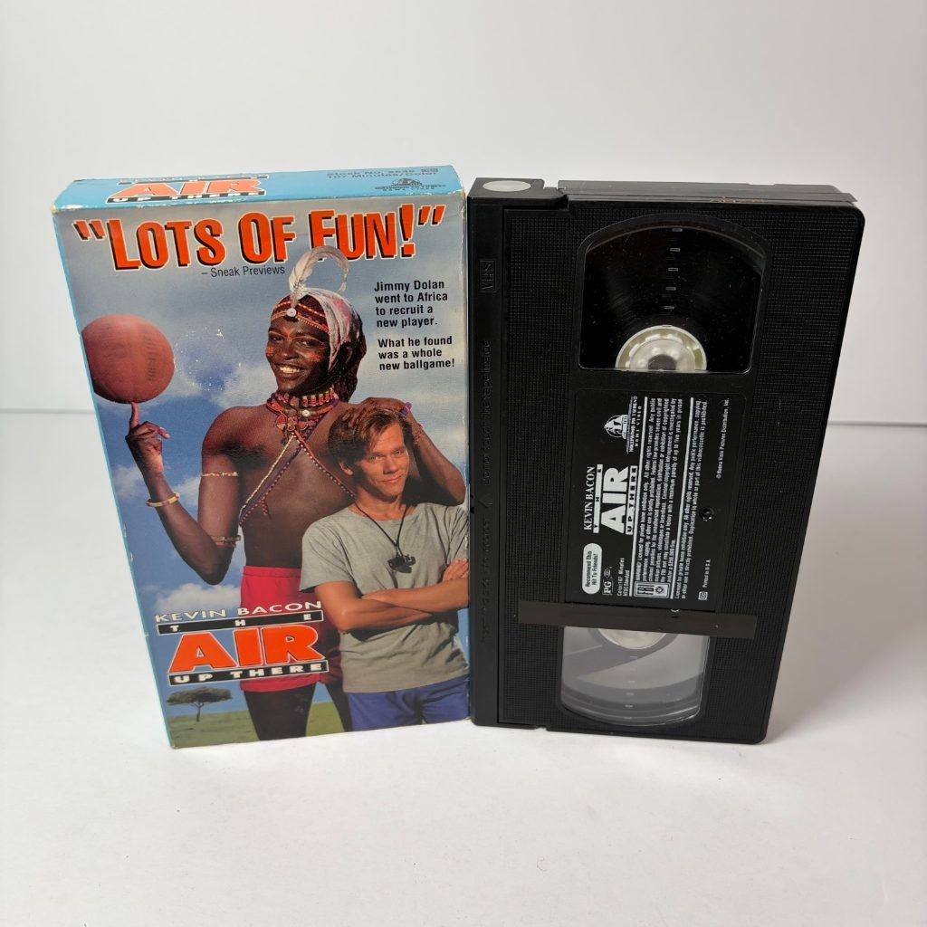 The Air Up There VHS Kevin Bacon 1994 Hollywood Pictures Basketball Comedy