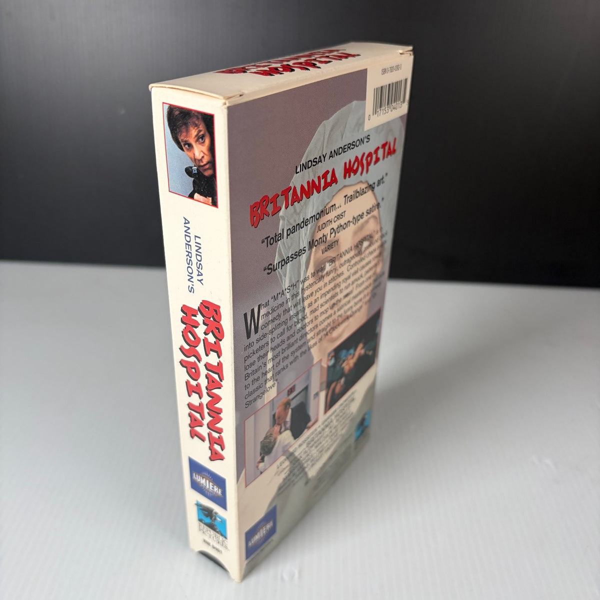 Britannia Hospital VHS 1982 Black Comedy Original Release Republic Pictures