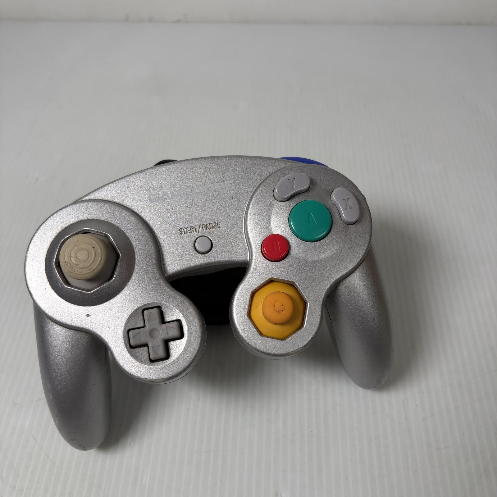Nintendo GameCube Controller DOL-003 Silver Wired Original Official GC Accessory
