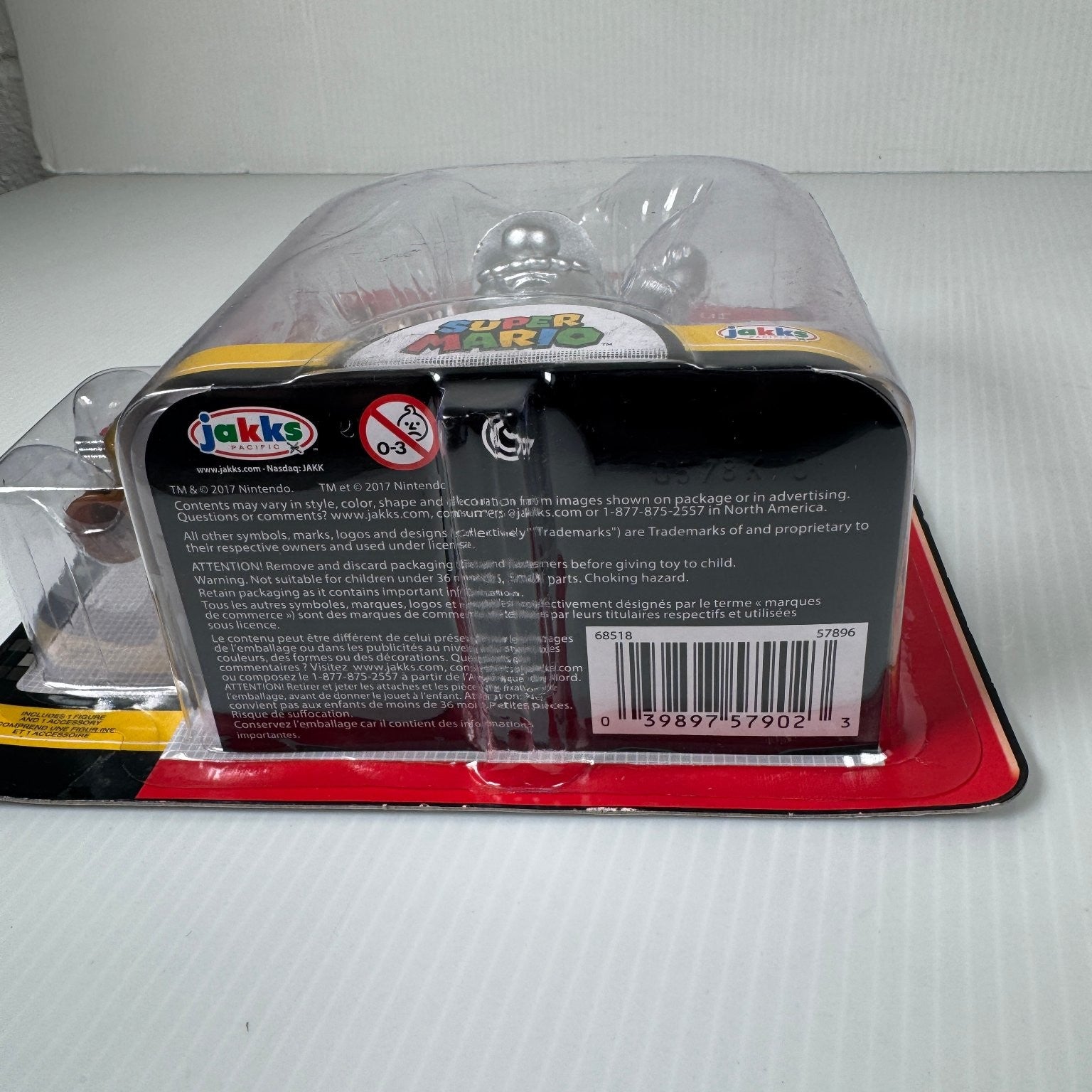 Metal Mario Super Mario Bros 4 Inch Figure Trophy Accessory Jakks Pacific